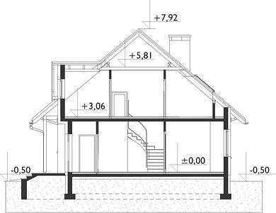 Фасад дома KHH-7731-19 Фасад дома KHH-7731-19