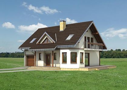 Фасад дома KHH-7731-19 Фасад дома KHH-7731-19